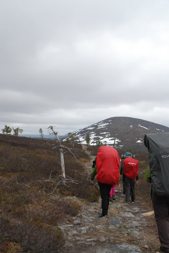 VarTy:jä vaeltamassa Hetta-Pallas-reitillä